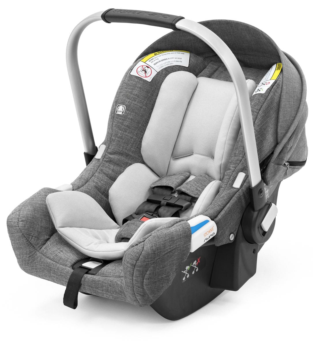 Stokke Pipa by Nuna Lightweight Infant Car Seat - Black Melange