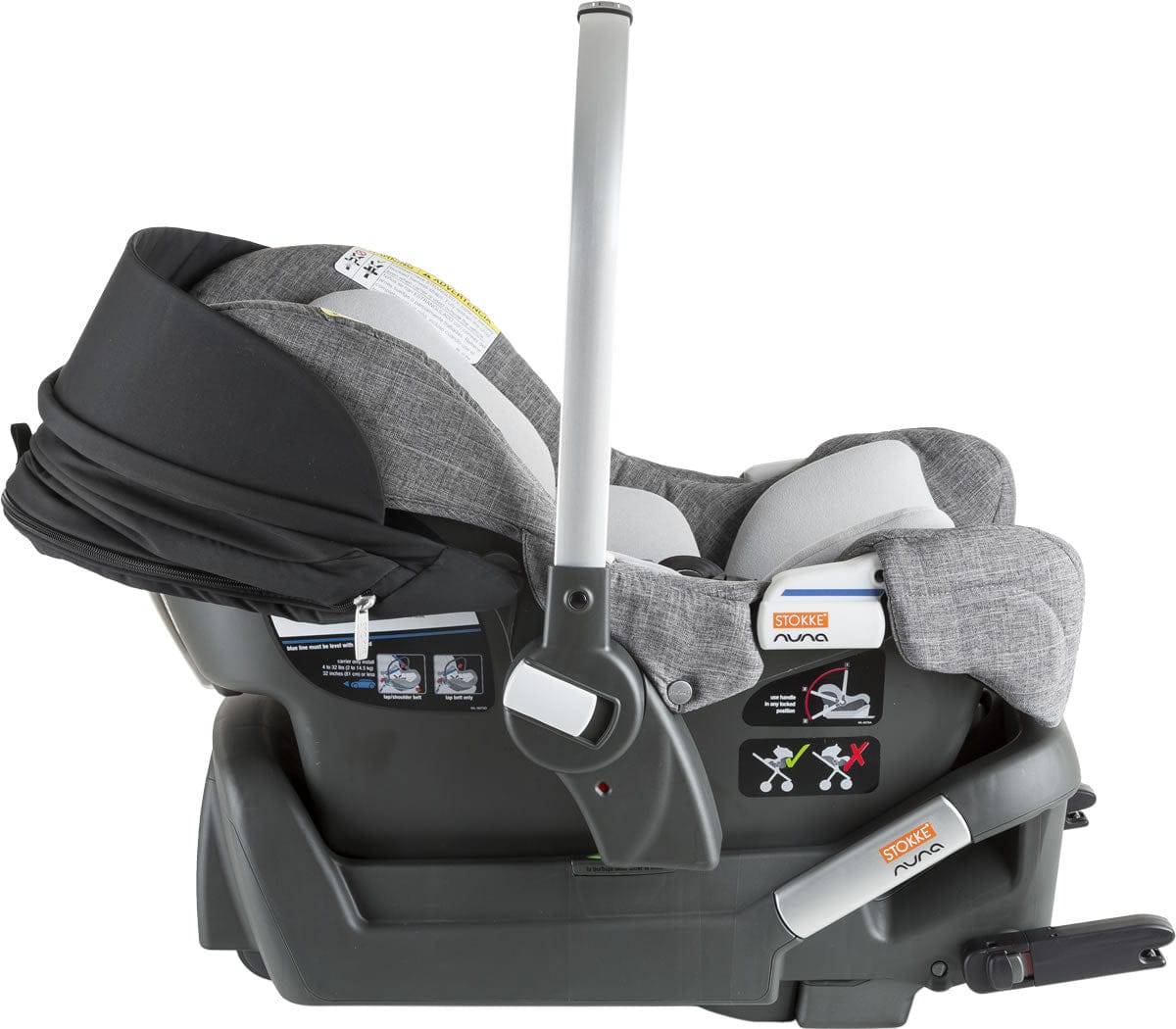 Stokke Pipa Infant Car Seat by Nuna - Black / Black Melange - D
