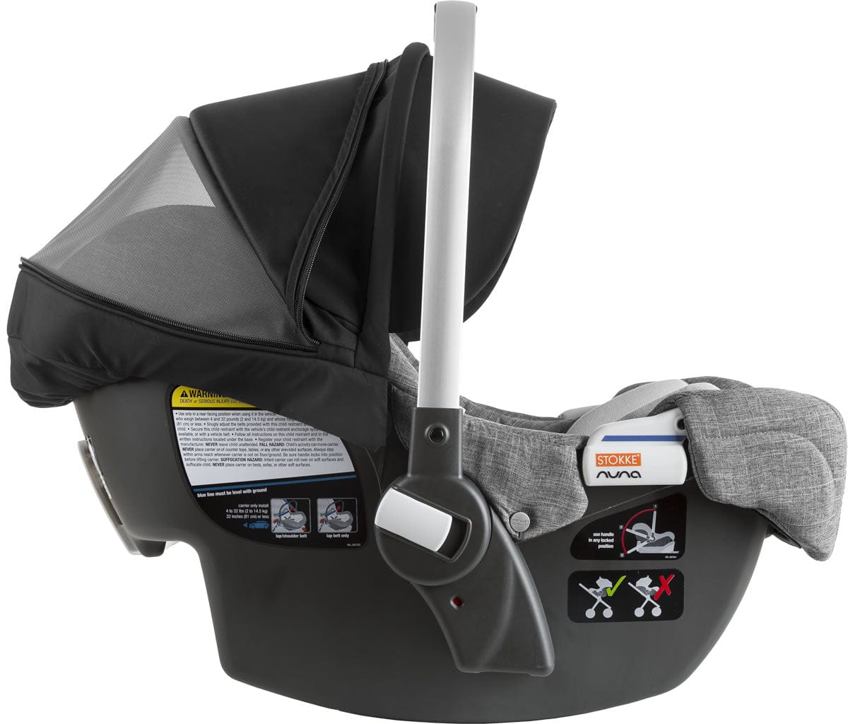 Stokke Pipa Infant Car Seat by Nuna - Black / Black Melange - D