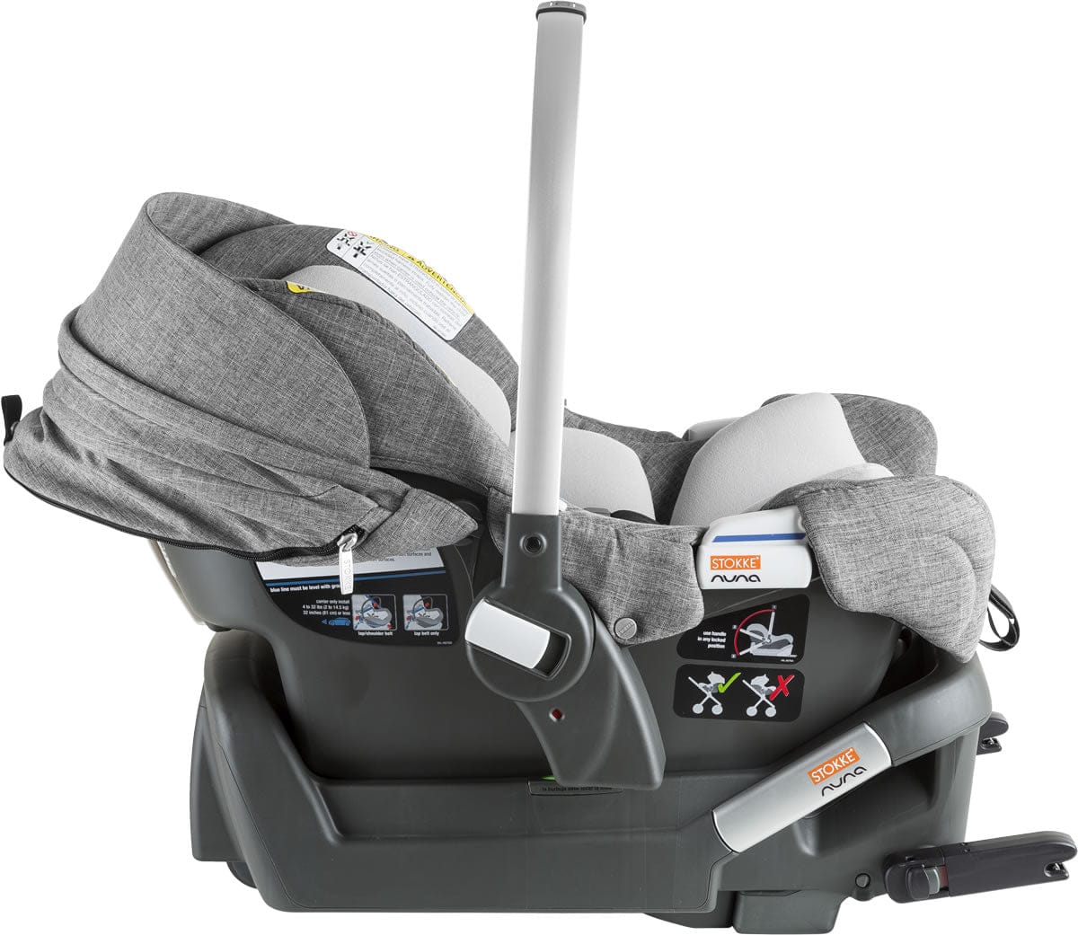Stokke Pipa Infant Car Seat by Nuna - Black Melange - 433301