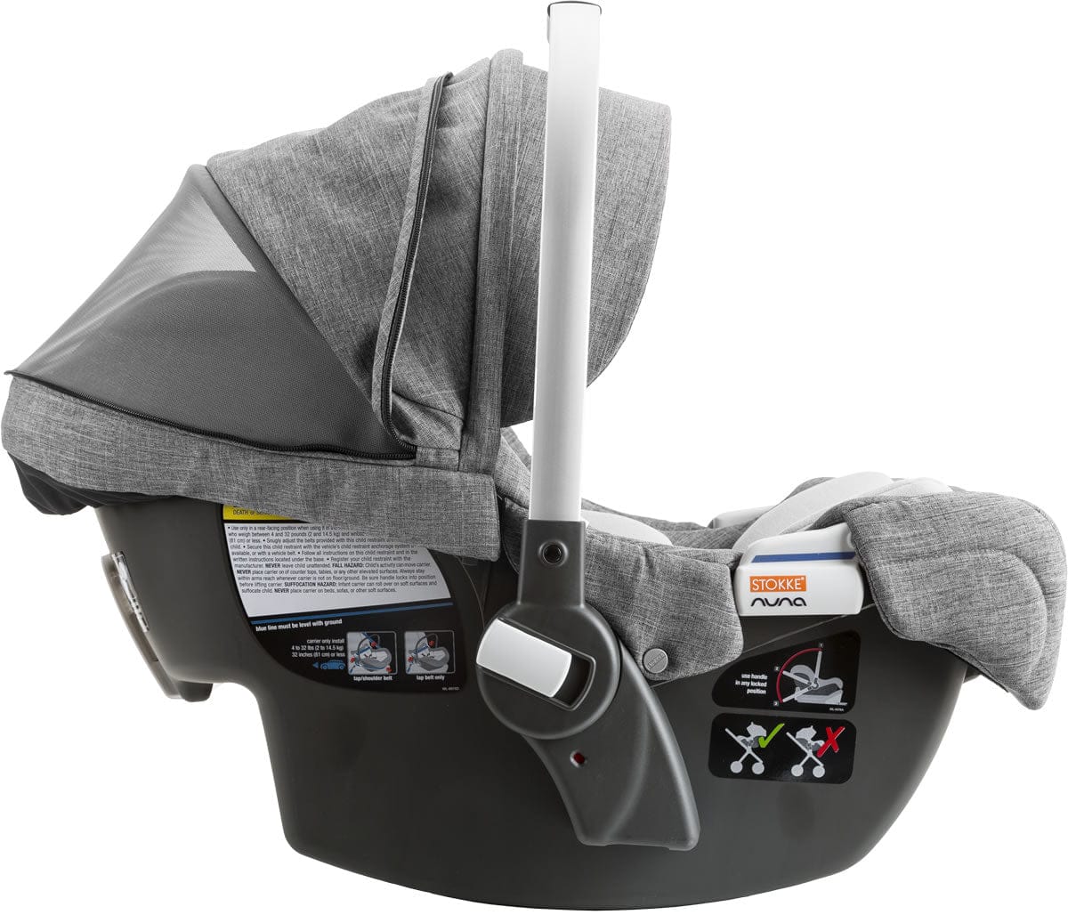 Stokke Pipa Infant Car Seat by Nuna - Black Melange - 433301