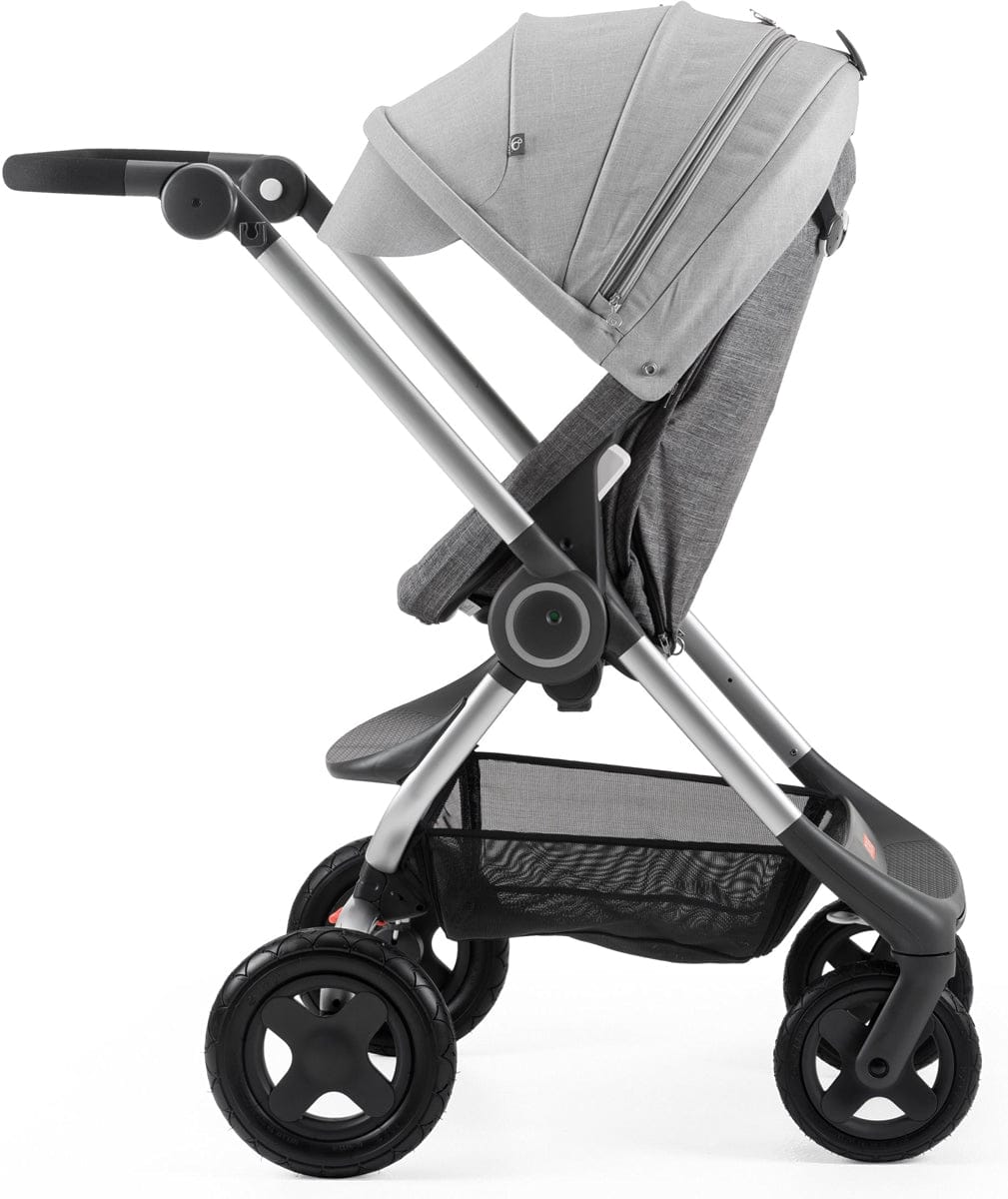 Stokke Scoot Complete Stroller - Black Melange/Grey Melange