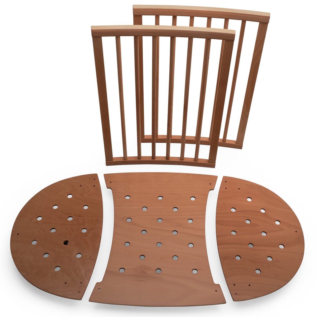 Stokke Sleepi Bed Extensions, Mini to Crib Conversion - Walnut Brown