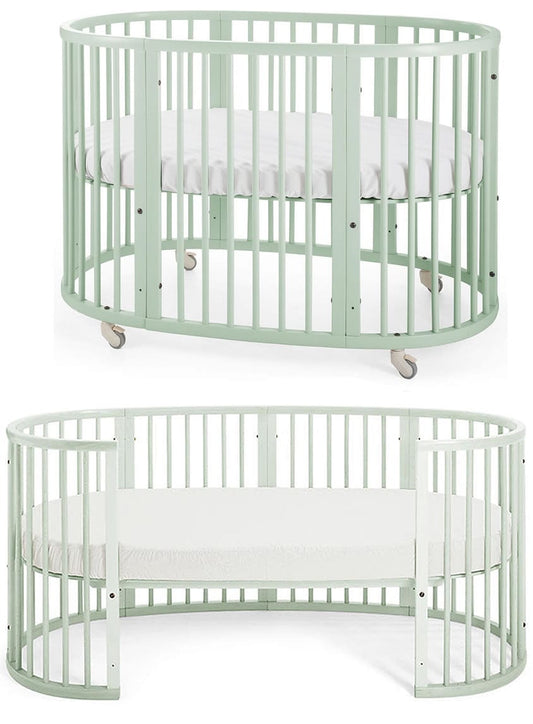 Stokke Sleepi Crib to Junior Bed Complete Bundle - Mint Green - 104311-134810