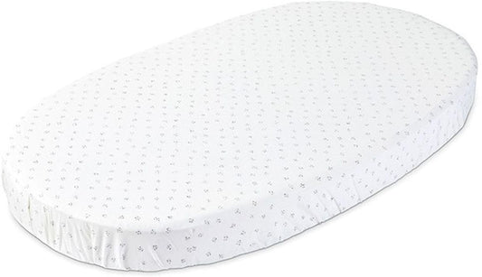 Stokke Sleepi Fitted Sheet by Pehr - Grey Dotty