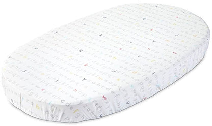 Stokke Sleepi Fitted Sheet by Pehr - Rainbow Alphabet Lines - 528201