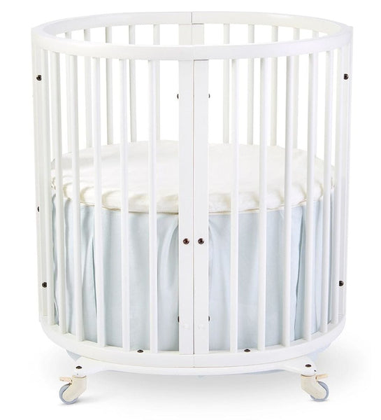 stokke sleepi crib skirt Stokke Sleepi Mini Bed Skirt by Pehr