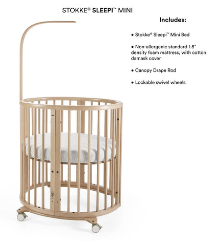 Stokke Sleepi Mini Crib Bundle - Mint Green
