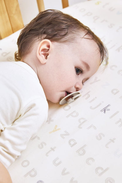 Stokke Sleepi Mini Fitted Sheet by Pehr - Rainbow Alphabet Line - 528101