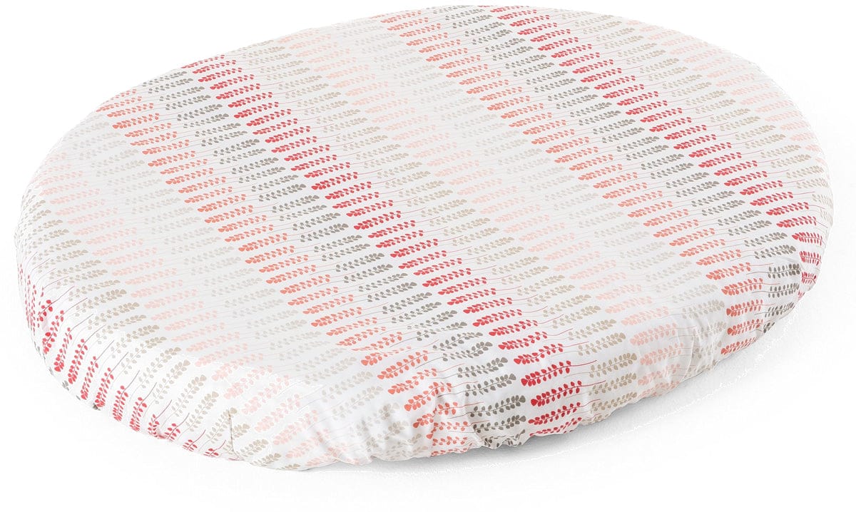 Stokke Sleepi Mini Fitted Sheet - Coral Straw