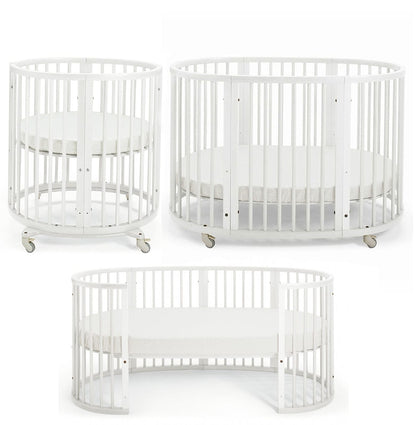Stokke Sleepi Mini to Crib to Junior Bed Complete Bundle - White