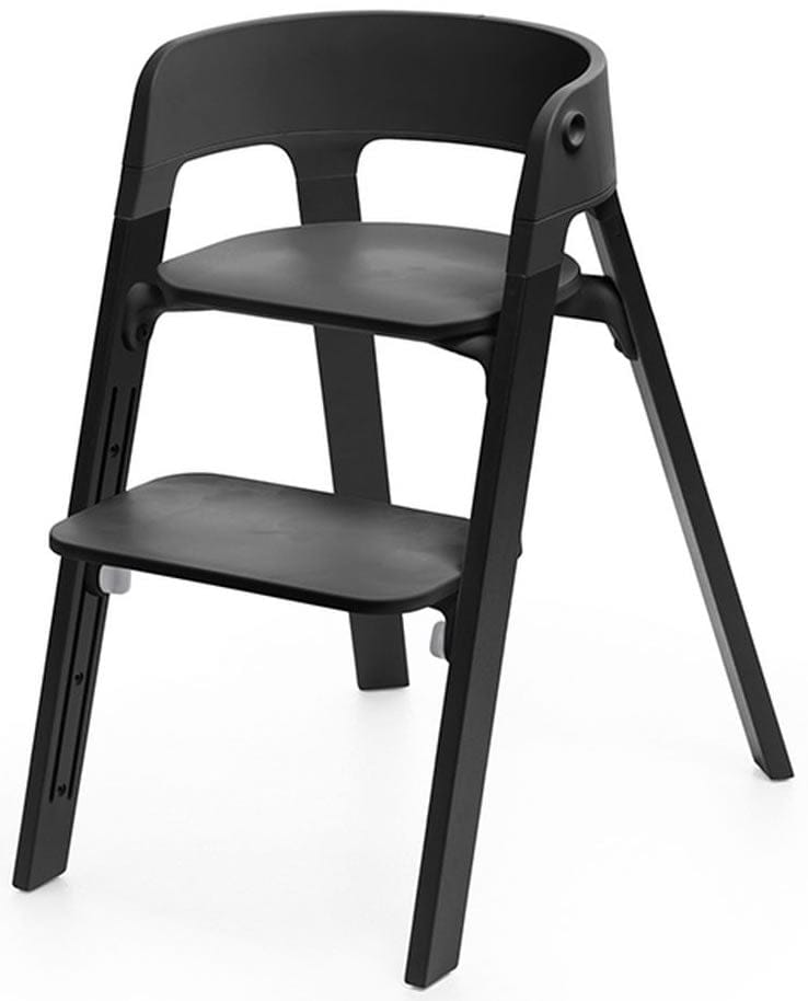 Stokke Steps Chair - Black/Black Oak