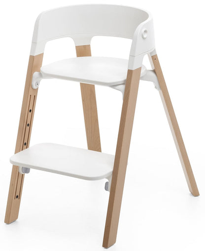 Stokke Steps Chair - White/Natural