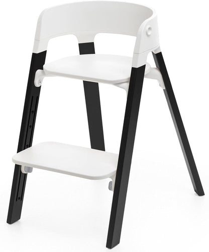 Stokke Steps Chair - White/Oak Black