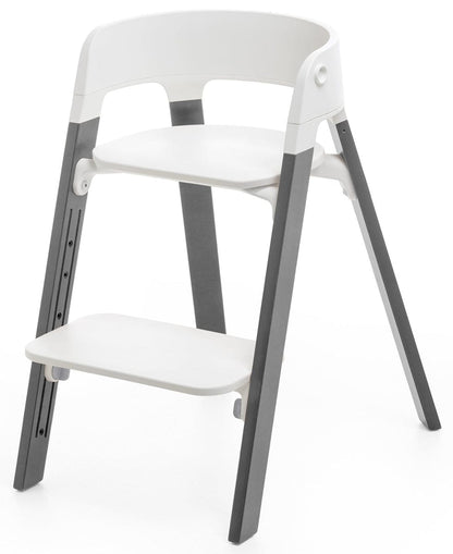 Stokke Steps Chair - White/Storm Grey