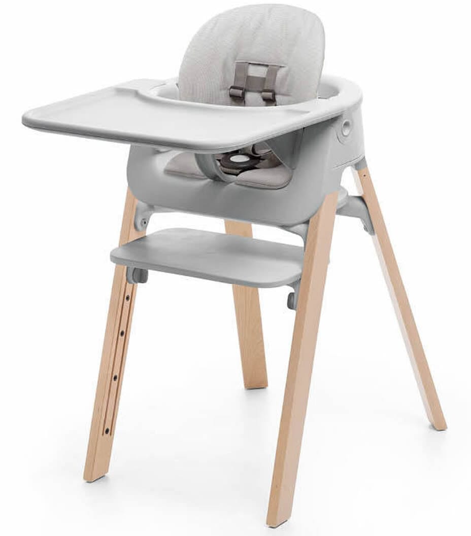 Stokke Steps Complete High Chair - Grey/Natural/Grey