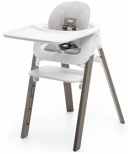 Stokke Steps Complete High Chair - White/Hazy Grey/Grey - 560000