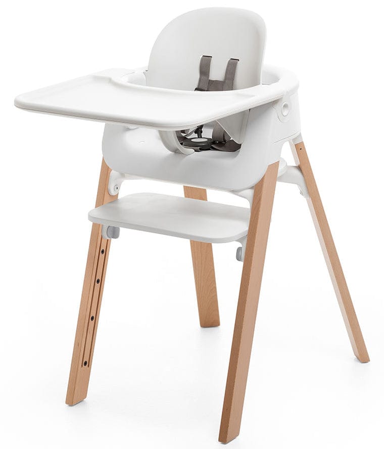Stokke Steps Complete High Chair - White/Natural