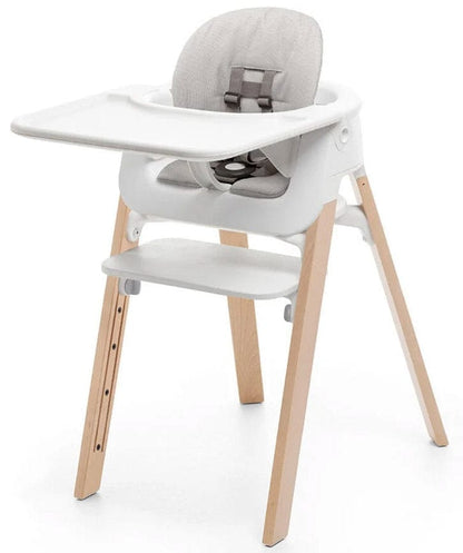 Stokke Steps Complete High Chair - White/Natural/Grey