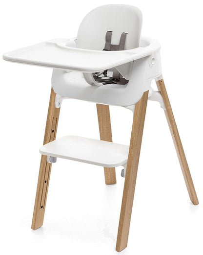Stokke Steps Complete High Chair - White/Oak Natural