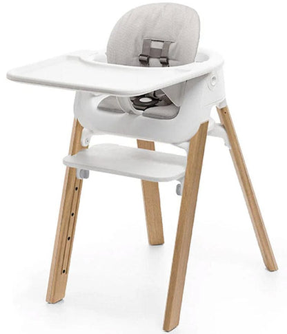 Stokke Steps Complete High Chair - White/Oak Natural/Grey
