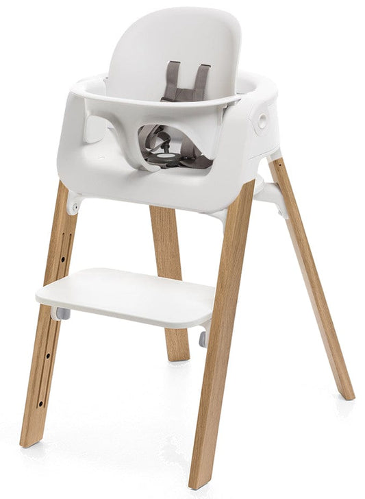 Stokke Steps High Chair - White/Oak Natural