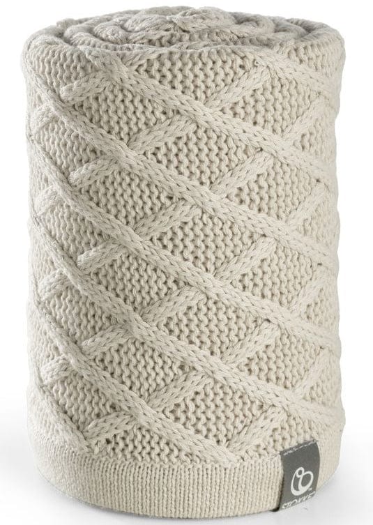 Stokke Stroller Blanket - Cable Cream