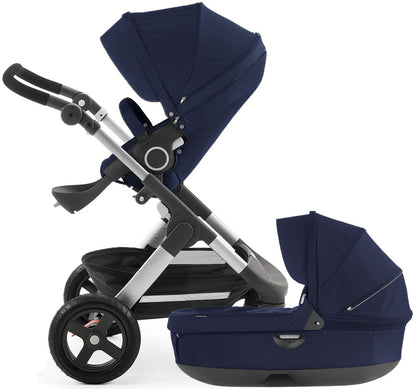 Stokke Trailz Stroller & Carrycot - Deep Blue - 435407-282309