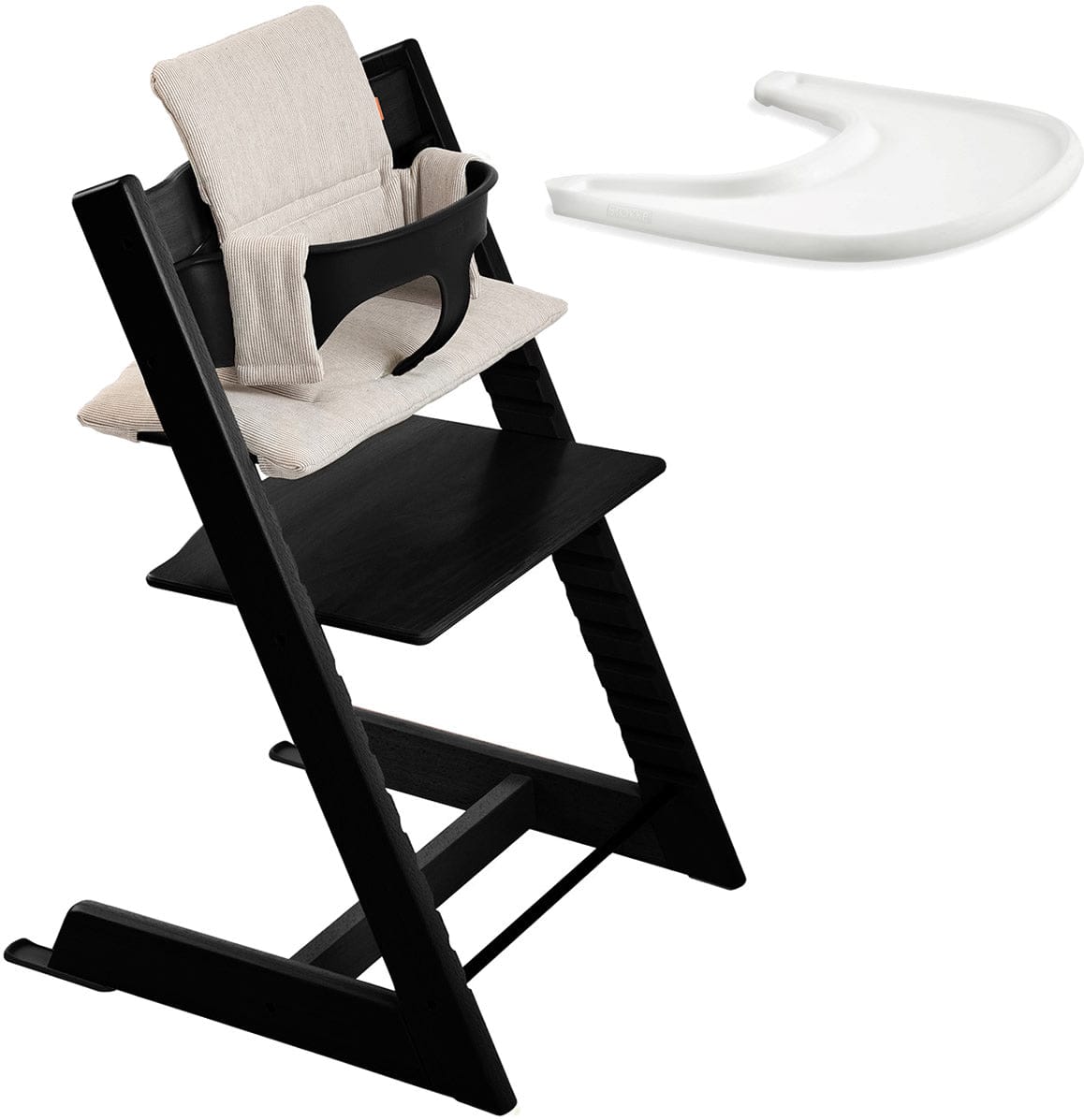 Stokke Tripp Trapp Bundle - Black/Grey Loom