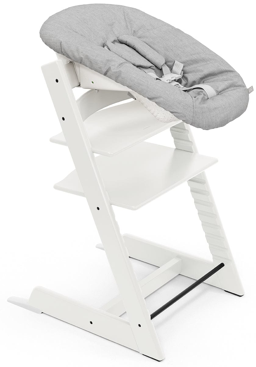 Stokke Tripp Trapp Chair + Newborn Set Bundle - White - 586600