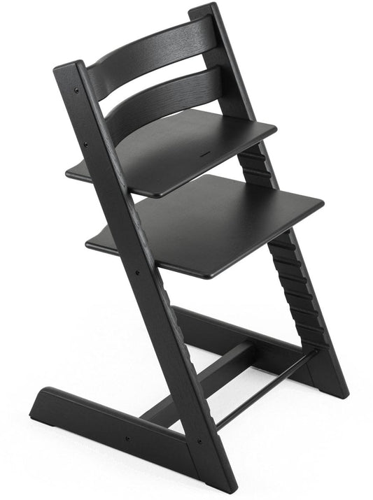 Stokke Tripp Trapp Chair - Oak - Black - 529302