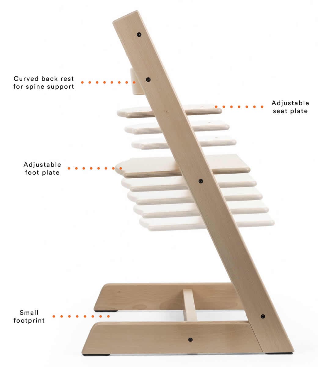 Stokke Tripp Trapp High Chair - Hazy Grey - 537000