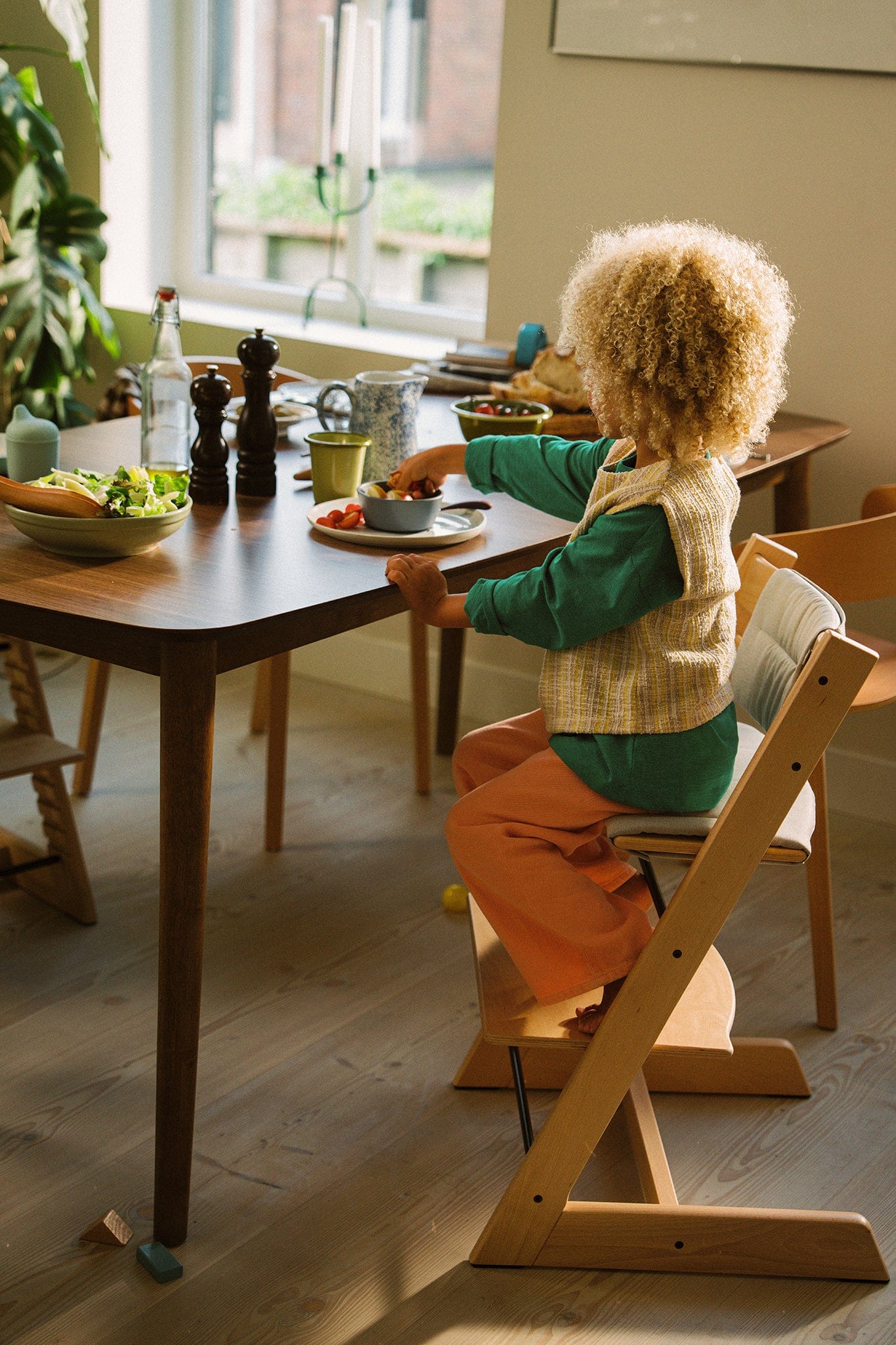 Tripp Trapp – Wooden High Chair – High Chair + Baby Set