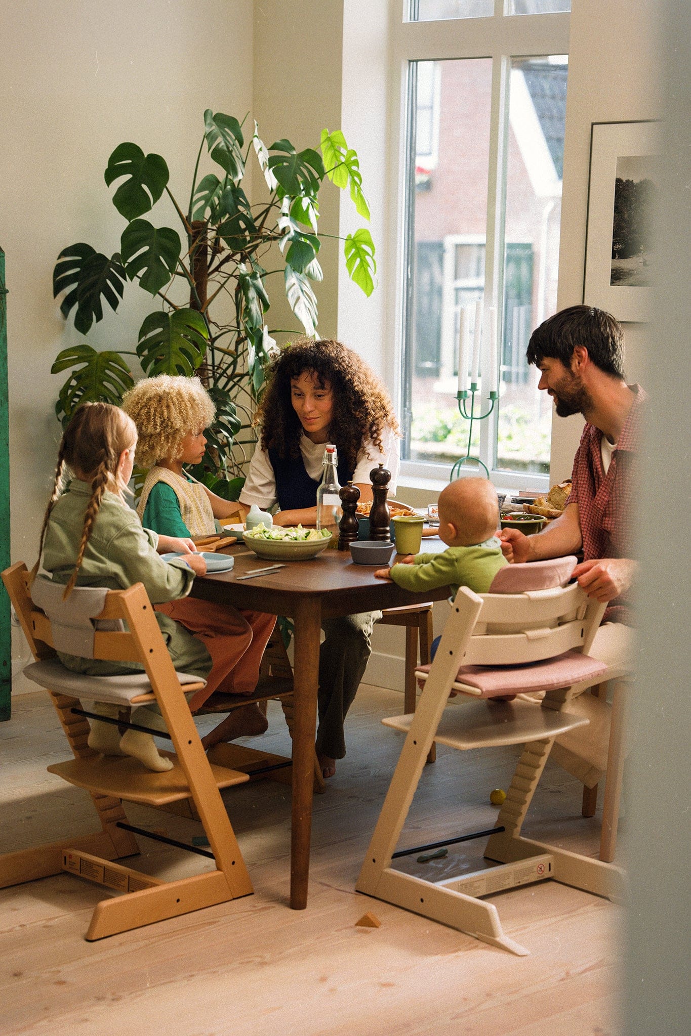 Tripp Trapp – Wooden High Chair – High Chair + Baby Set