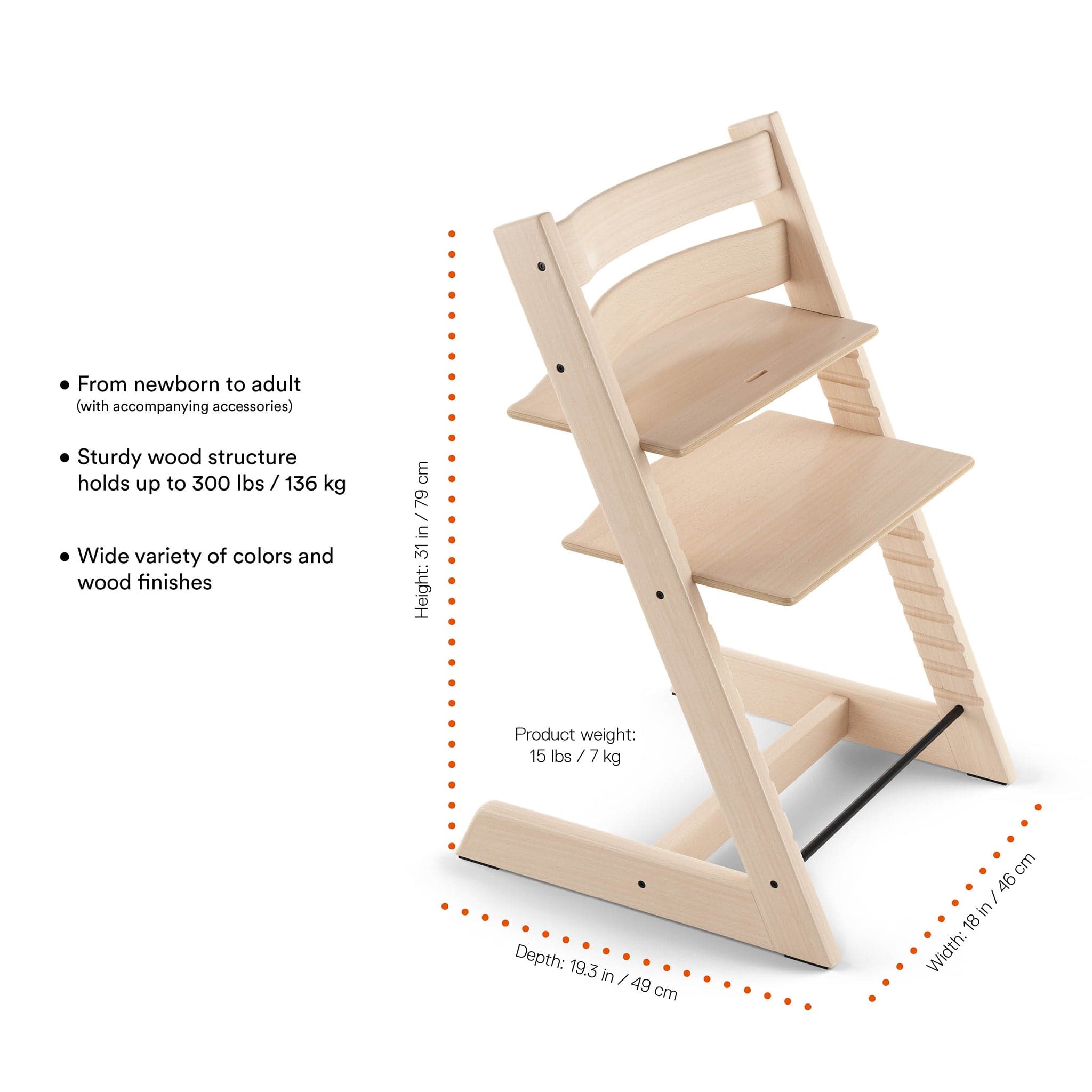 Stokke Tripp Trapp High Chair2 and Cushion with Stokke Tray