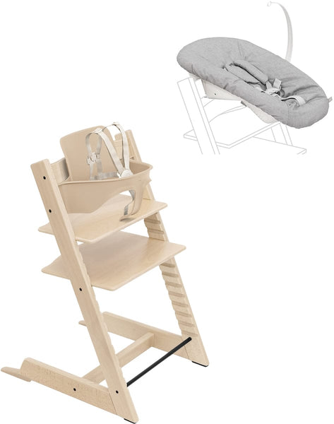Stokke Tripp Trapp High Chair2 and Newborn Set - Natural – Albee Baby
