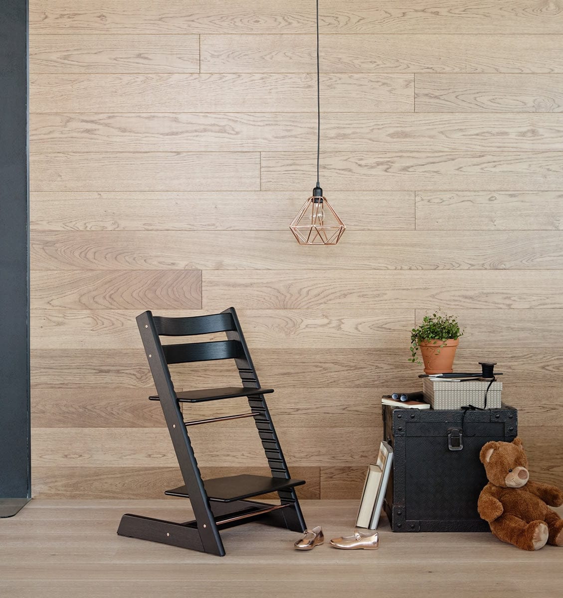 Stokke Tripp Trapp Highchair, Anniversary Edition - Oak Black