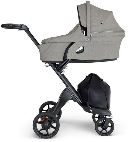 Stokke V6 Xplory Stroller - Brushed Grey/Black/Black