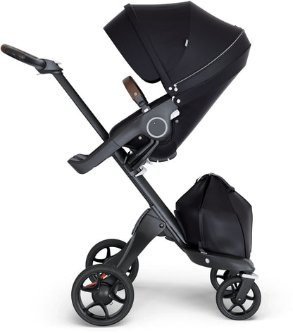 Stokke Xplory 2018 Stroller - Black/Black/Brown - 500604