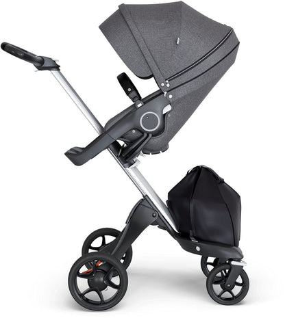 Stokke Xplory 2018 Stroller - Black Melange/Silver/Black