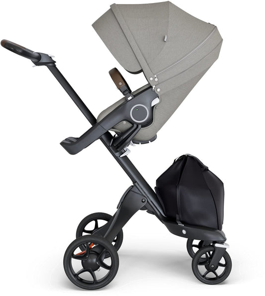 Stokke Xplory 2018 Stroller - Brushed Grey/Black/Brown - 500607