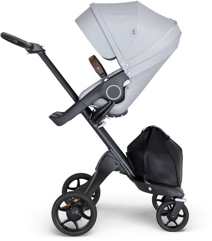 Stokke Xplory 2018 Stroller - Grey Melange/Black/Brown - 500601