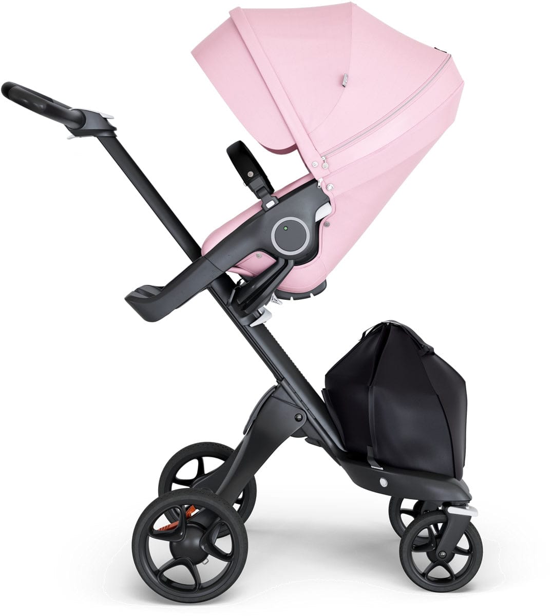 Stokke Xplory 2018 Stroller - Lotus Pink/Black/Black