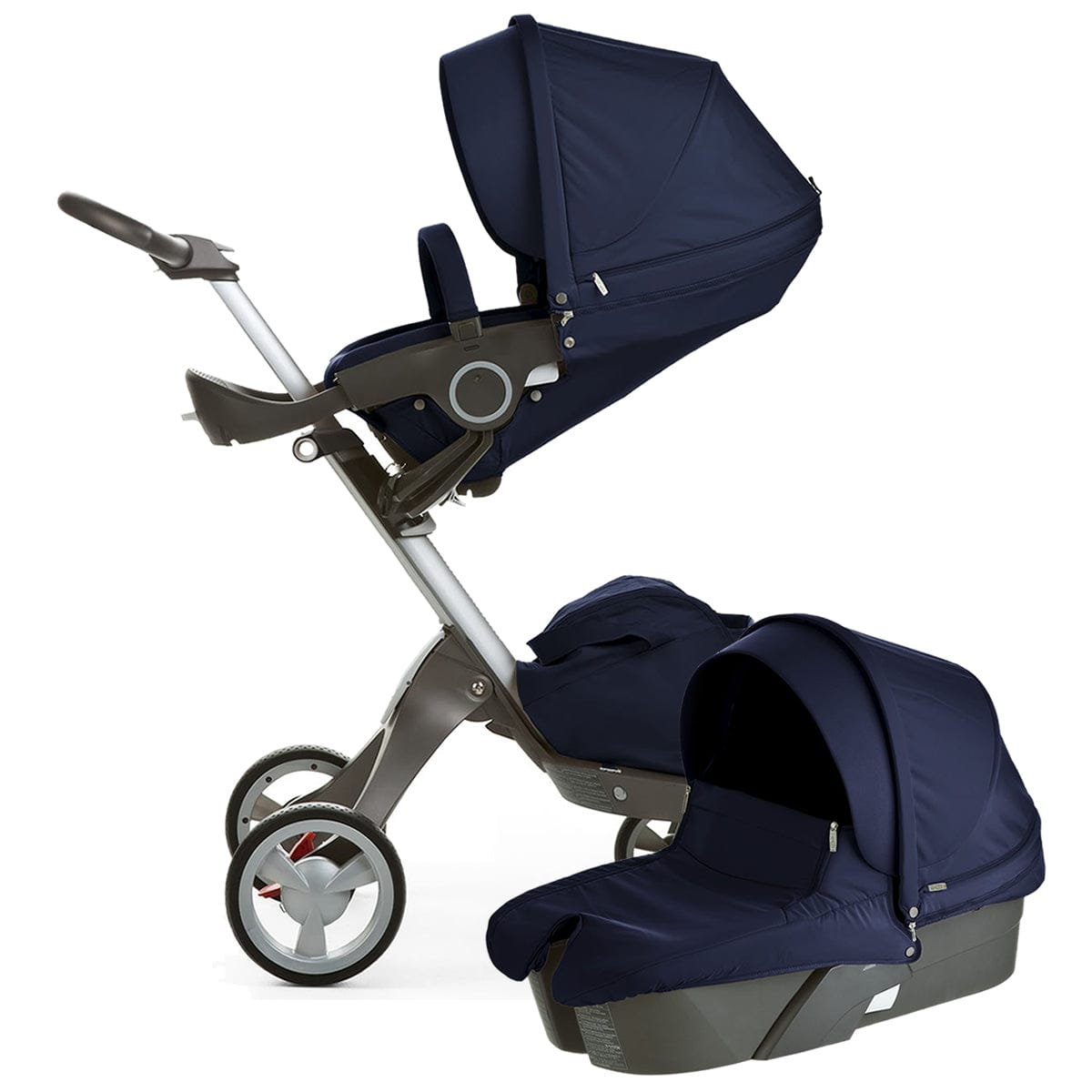 Stokke Xplory Newborn Stroller - Deep Blue