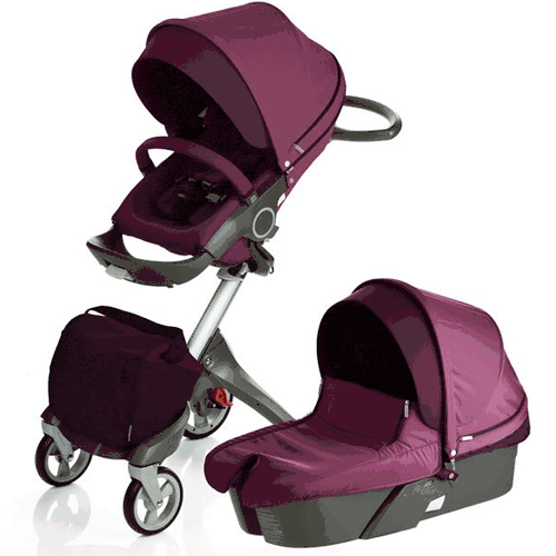 Stokke XPLORY Newborn Stroller in Purple