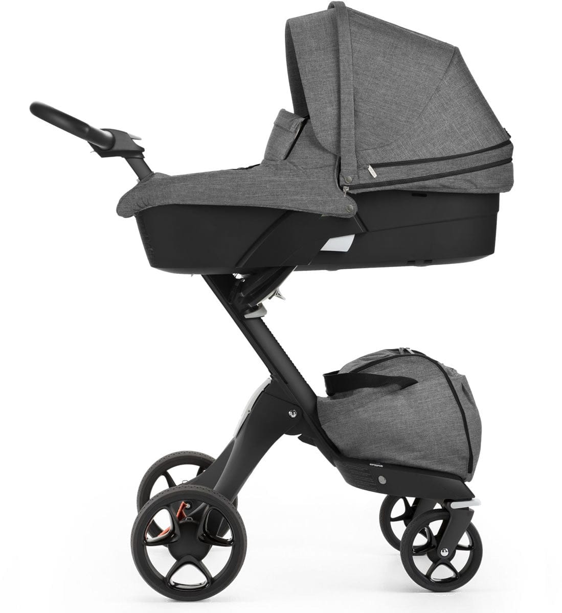 Stokke Xplory Stroller - Black/Black Melange