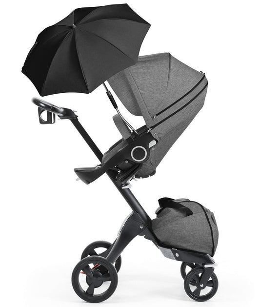 Stokke Xplory Stroller - True Black/Black Melange