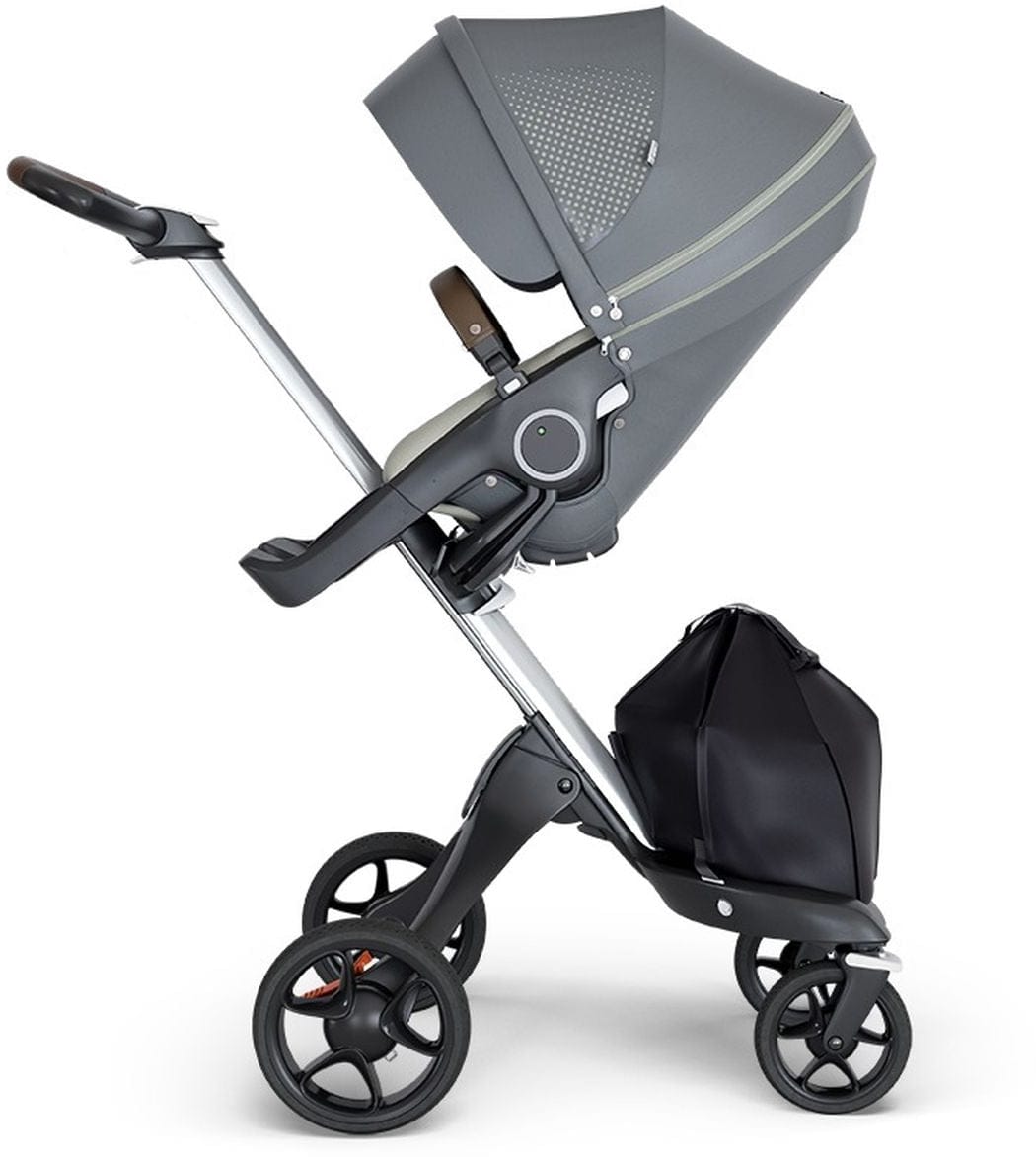 Stokke Xplory 6 Stroller - Athleisure Green/Silver/Brown