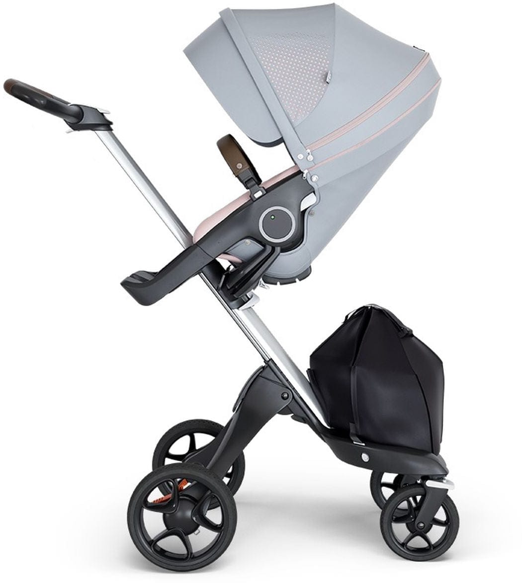 Stokke Xplory 6 Stroller - Athleisure Pink/Silver/Brown
