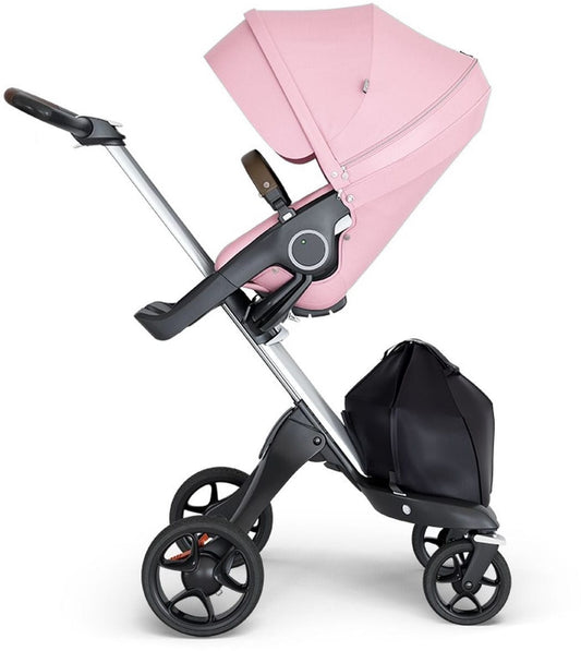 Stokke Xplory 6 Stroller - Lotus Pink/Silver/Brown - 507102-509906